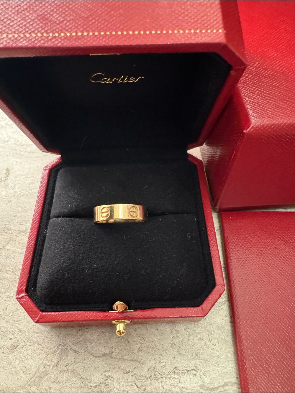 18kt Rose Classic Cartier Love Ring